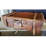 Leather Suitcase mit 2 compartments