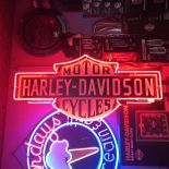 Harley-Davidson Double Sides Harley Logo Neon Sign