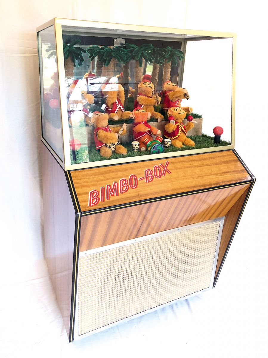 Bimbo Box in Rebuilt Case with Original 60s Monkeys