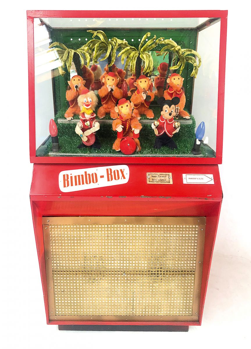 Original Bimbo Box Monkey Band Jukebox ca. 1960-70
