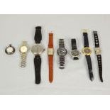 A set of 8 watches