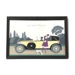 Mirror with Renault 40CV 6 cyl. 1925 Print