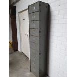 Vintage Roneo Filing Cabinet with 10 Sections