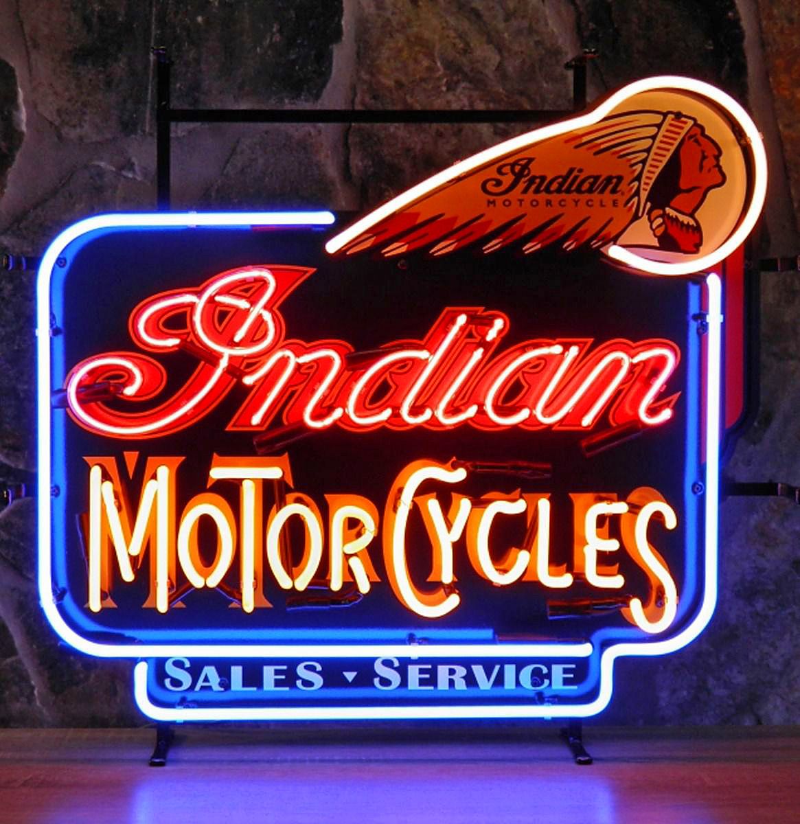 Indian Motorcycles Neon Sign