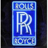 Rolls-Royce Logo Neon Sign