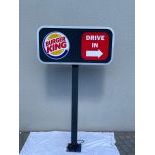 German Burger King Drive In Light-Up Sign