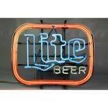 Original Vintage Miller Lite Beer Neon Sign