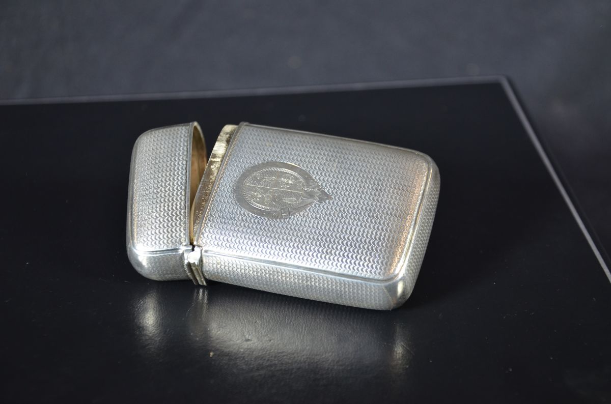 Silver cigarette case 62gr