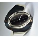 Designer watch  DIAREX  in 925 silver. New old stock