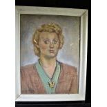  Charles LEplattenier, 1874 - 1946 Portrait of a woman. Pastel chalk on paper. Signed and dated...