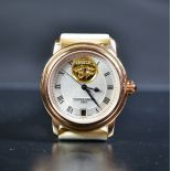  wristwatch, gilded. Frederique Constant. Automatic. Calendar with butterfly clasp. Very good...