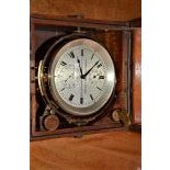  Marine chronometer with 56 Hours power reserve. Signed Armstrong and Brother. Nr. 1134. Good...