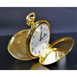 Pocket watch Savonette OMEGA made of 18ct gold, Ø 50mm. In perfect condition.