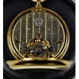  Fantastic 18 carat gold pocket watch with tourbillon. 36 hour power reserve. Signed Urban Jurgensen....